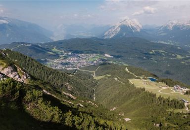 Panorama auf Seefeld in Tirol
