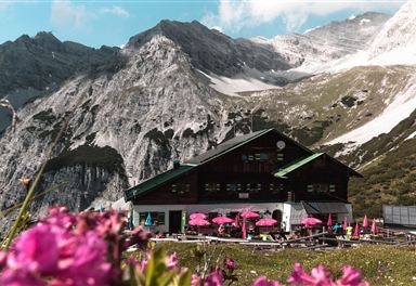 Pfeishütte im Karwendelgebirge