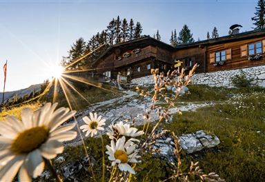 Pleisenhütte in summer