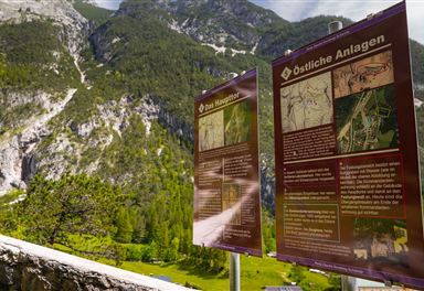 Infotafeln Porta Claudia Scharnitz