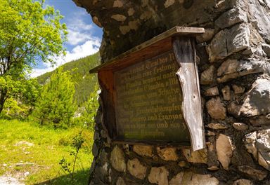 Infotafel Porta Claudia Scharnitz