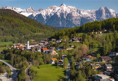 Reith mit Wettersteingebirge