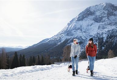 Winter hike to the Hämmermoosalm