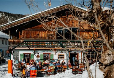 Berggasthof Ropferstubm in winter