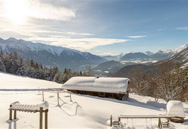 Ropferstubm in Buchen bei Mösern - Ausblick
