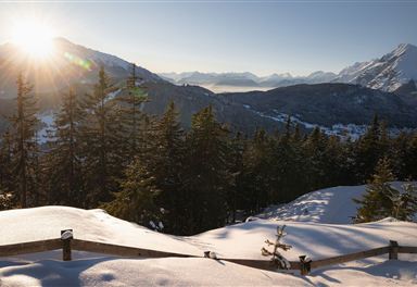 View from the Reitherjoch Alm