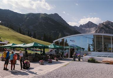 Rosshütte Mittelstation im Sommer
