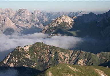 Rotmoosalm - Ausblick ins Almenparadies Gaistal