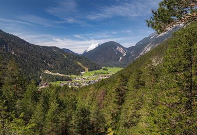 Ausblick auf Scharnitz