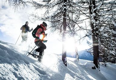 Snowshoeing on the Gschwandtkopf