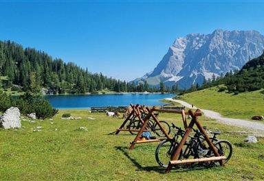 Mountainbikes am Seebensee