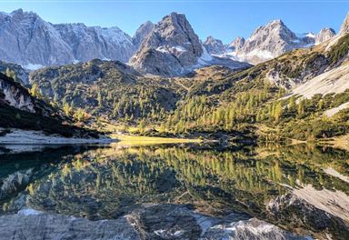 Seebensee with reflection