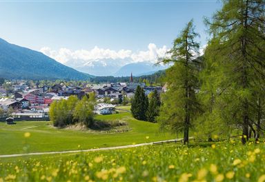 Blick auf Seefeld vom Geigenbühel