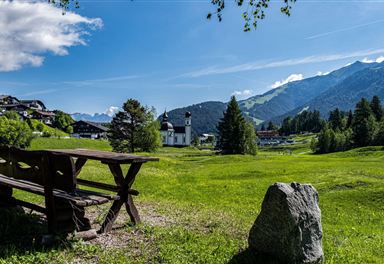 Rest area at Seekirchl Seefeld