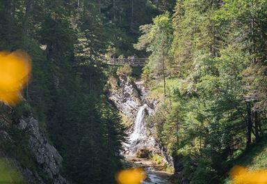 Waterfall in the Gleirschklamm