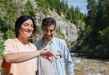 Nature experience in the Gleirschklamm