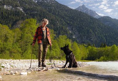 Hiking with dogs in Unterleutasch