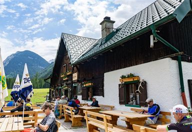 Terrasse der Möslalm