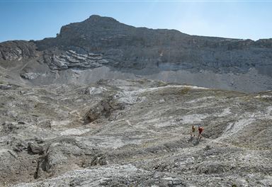Toni-Gaugg-Höhenweg in the Hinterkar