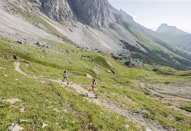 Trailrunning am Südwandsteig Leutasch