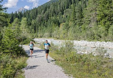 Trailrunning an der Leutascher Ache