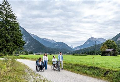 Barrierefreies Wandern in Scharnitz