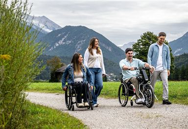 Barrierefreies Wandern in Scharnitz