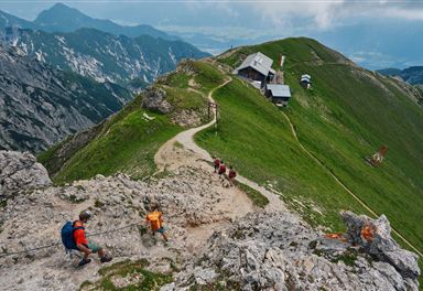 Abstieg von der Reither Spitze