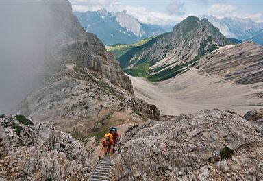 Aufstieg zur Reither Spitze
