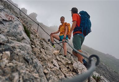 Aufstieg zur Reither Spitze