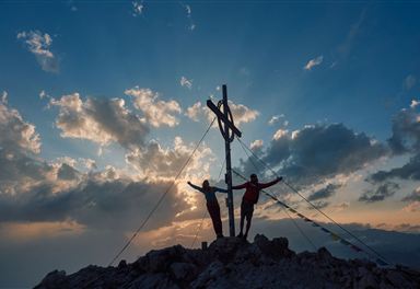 Gipfelkreuz auf der Reither Spitze
