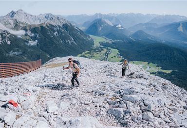 Ascent to the Hohe Munde