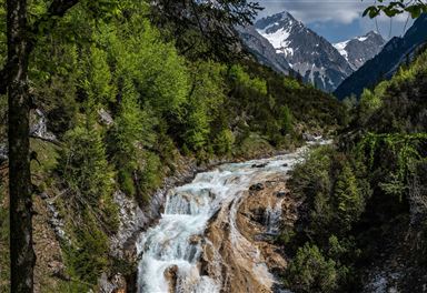 Wasserfall in der Karwendelschlucht