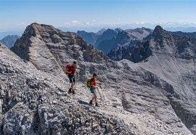 Hike at the Ödkarspitze
