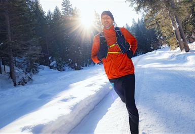 Winter-Trailrunning im Fludertal