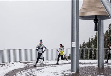 Winterlauf an der Friedensglocke