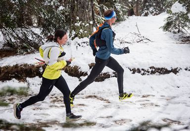 Wintertrailrunning in Reith