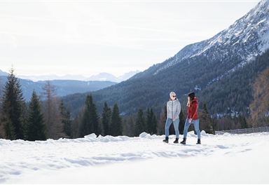 Winter hiking in Gaistal