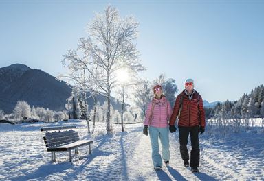 Winter hiking at Wildsee