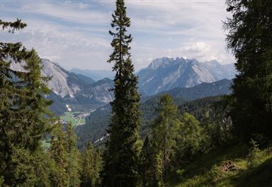 View from the Zirbenweg Rosshütte