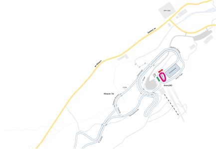 Biathlon-Panorama starting area