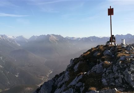 Gipfel Grosse Arnspitze - Scharnitz