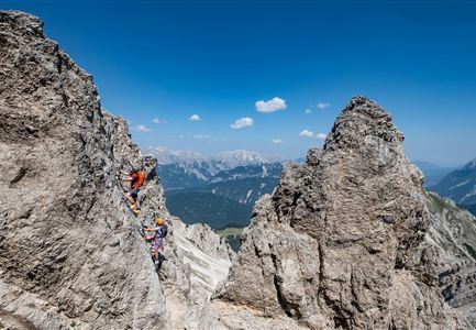 Haymon-Klettersteig an der Reitherspitze