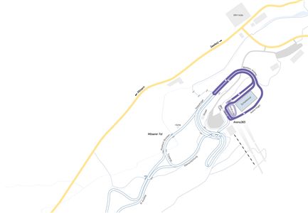 Map 1 km IBU race track