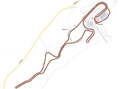 Map Biathlon race track 4km