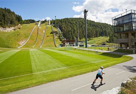 Roller ski track in the WM-Arena