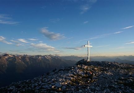 Sonnenuntergang Hohe Munde_Ostgipfel