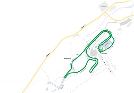 Route map Biathlon-Panorama 2.5 km