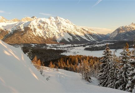 Winterlandschaft bei der Rauthhütte